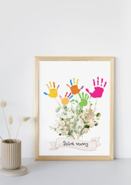 Prezent dla mamy na dzień mamy diy plakat